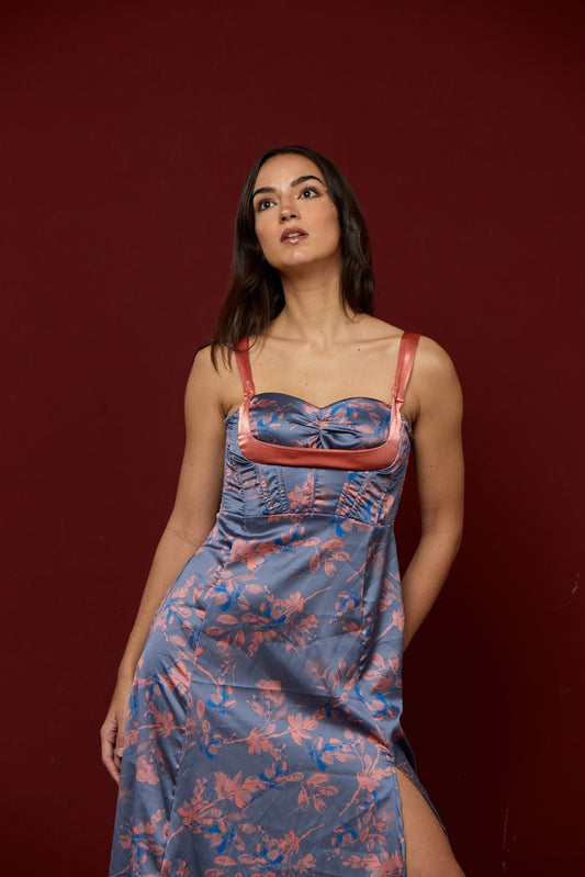 Madeline Satin Corset Dress