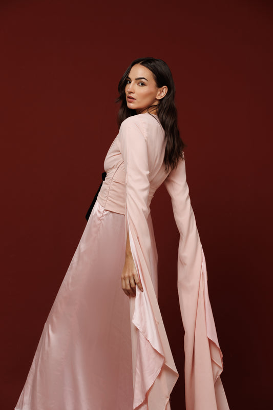 Omilana Overlap Dress