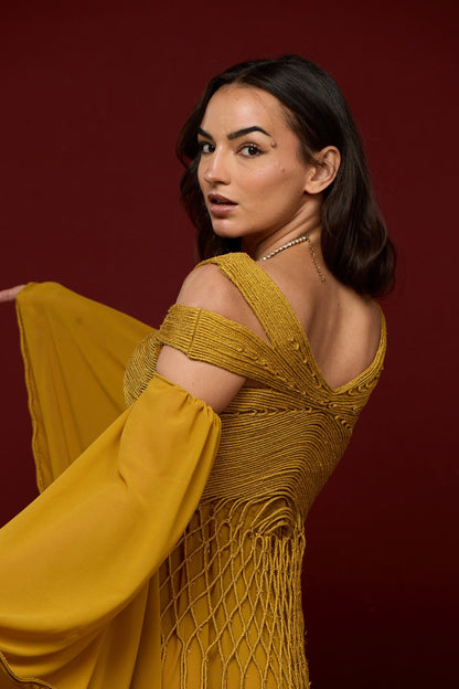 Available on Pre Order - Golden Dunes Premium Kaftan