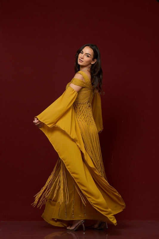 Available on Pre Order - Golden Dunes Premium Kaftan